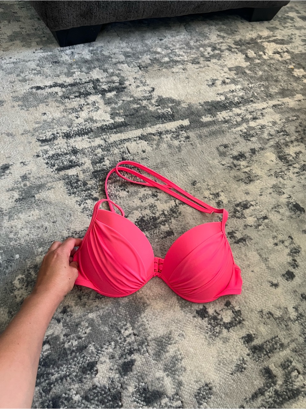 Hot Pink Padded Bikini Top